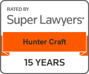 J. Hunter Craft - Super Lawyers 15 Years